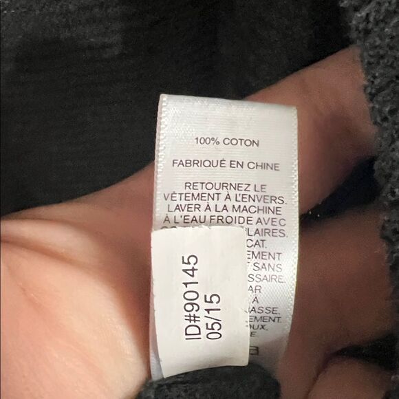 Express Women’s Size Medium Dark Gray Drape Open Front Cardigan - Picture 3 of 4